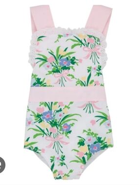 The Beaufort Bonnet Company Floral Sunsuit